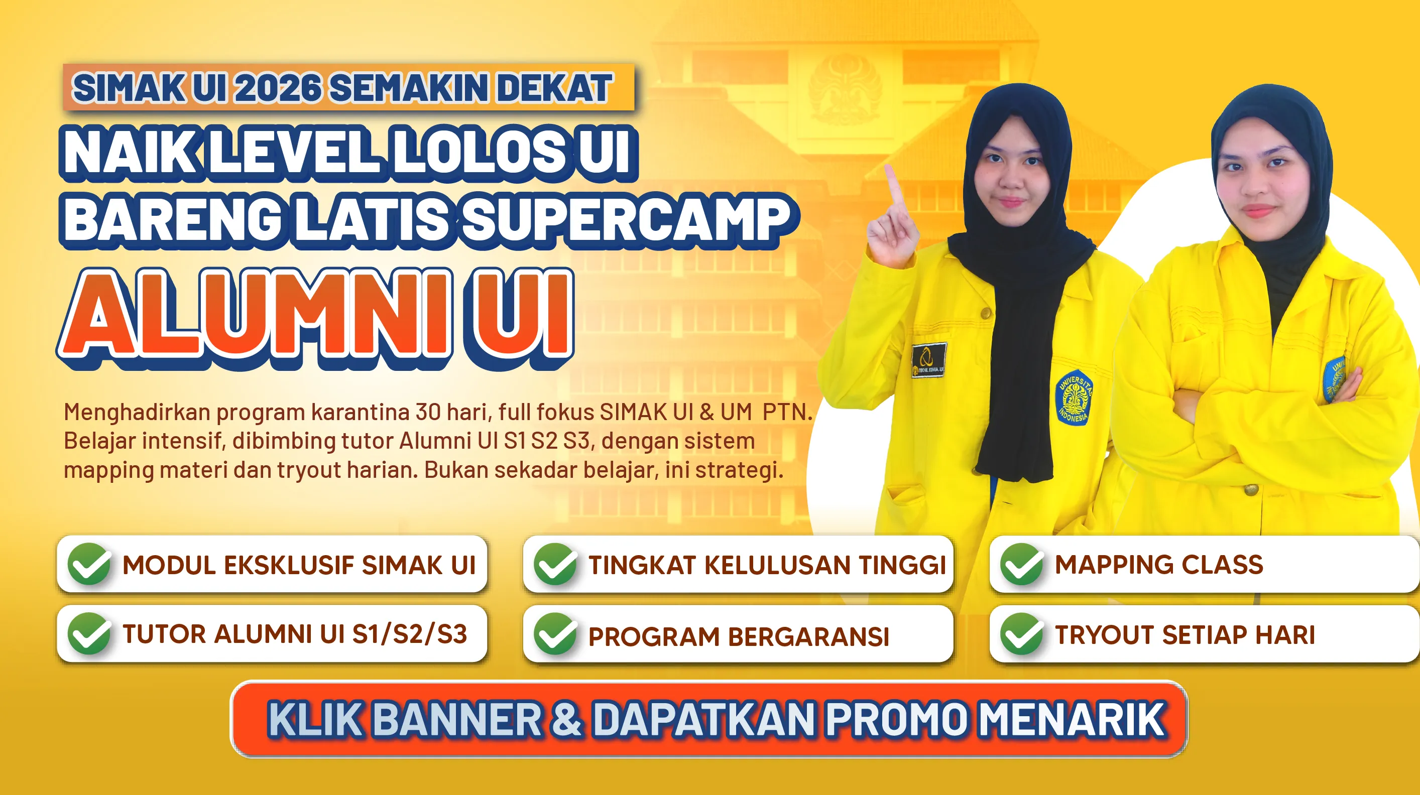 Empat Tahap Cara Daftar Ulang SIMAK UI